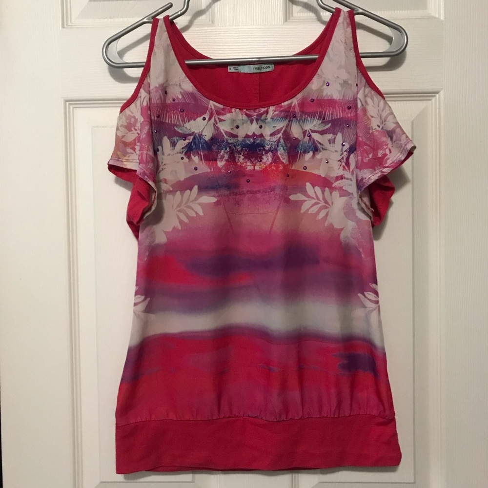 Maurices open shoulder top